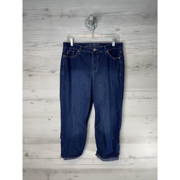 Gloria Vanderbilt Coco Capri Jeans Womens 12 All-Around Slimming - Picture 1 of 14